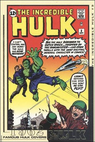 Hulk Film and Comic Cards (Famous Hulk Covers Subset) card FC03 The Incredible Hulk Cover #3 - 1962