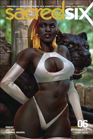 Sacred Six issue 6-E Derrick Chew Cover