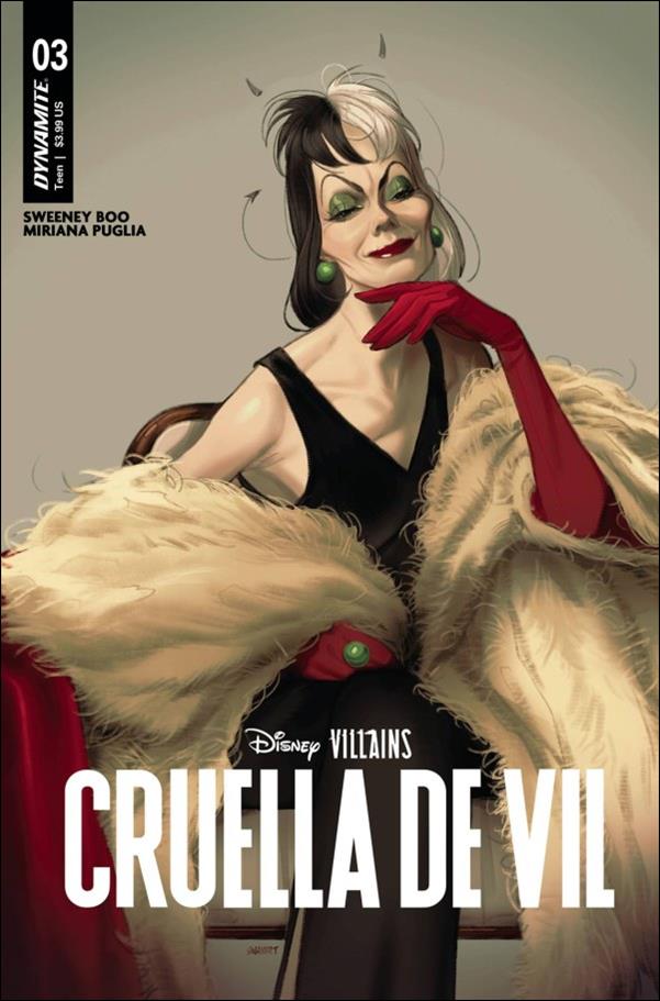 Disney Villains: Cruella De Vil issue 3-B Joshua Swaby Cover