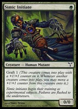 Magic the Gathering: Dissension (Base Set) card 92 Simic Initiate