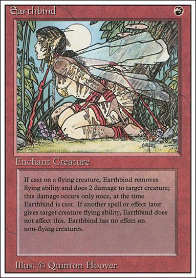 Magic the Gathering: Revised (Base Set) card 147 Earthbind
