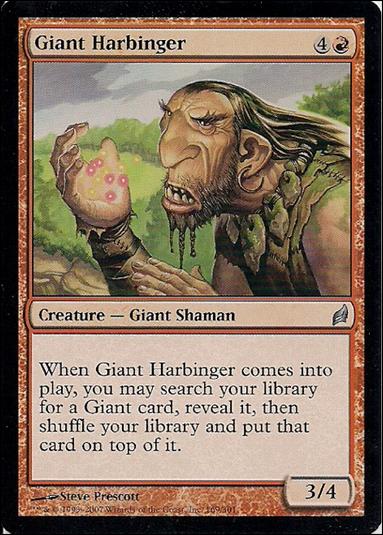 Magic the Gathering: Lorwyn (Base Set) card 169 Giant Harbinger