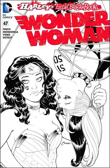 Wonder Woman (2011) issue 47-D Unbagged Amanda Conner Black & White Cover