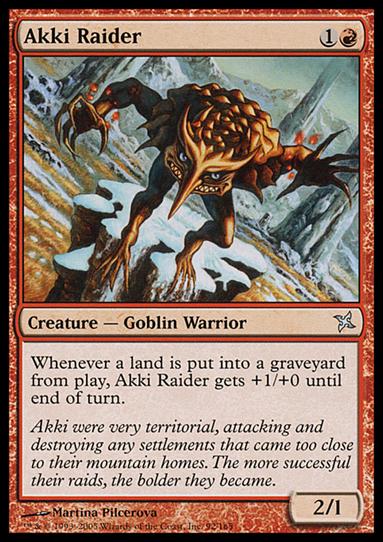 Magic the Gathering: Betrayers of Kamigawa (Base Set) card 92 Akki Raider