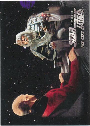 Star Trek: The Next Generation - The Episode Collection Season Four (Base Set) card 315 Mission Chronology
