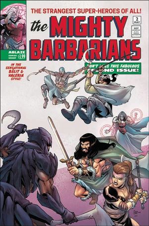 Mighty Barbarians issue 2-D Fritz Casas Homage Cover