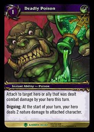 World of Warcraft: Heroes of Azeroth (Base Set) card 95 Deadly Poison