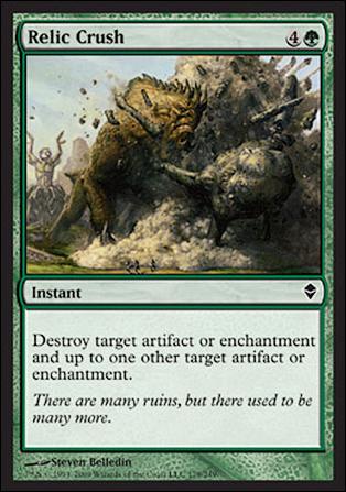 Magic The Gathering: Zendikar (Base Set) card 179 Relic Crush