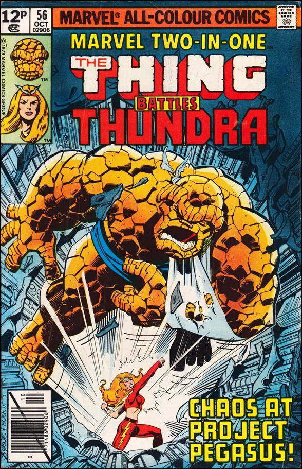 Marvel Two-in-One (1974) issue 56-B UK Price Cover