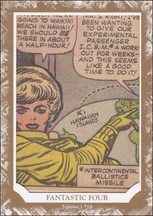 Marvel Beginnings: Series 2 (Ultimate Panel Focus Cut-Comic Subset) card UM-16 Fantastic Four #18 1/82