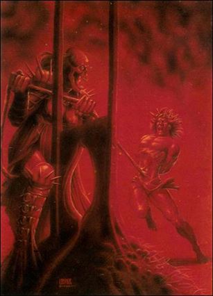 Joseph Michael Linsner: Dawn & Beyond (Base Set) card 21 The Reluctant Savior