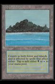 Magic the Gathering: Limited Edition Beta (Base Set) card 284 Tropical Island