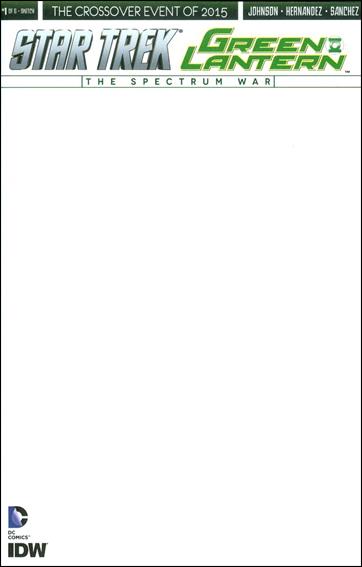 Star Trek/Green Lantern (2015) issue 1-E Blank Cover
