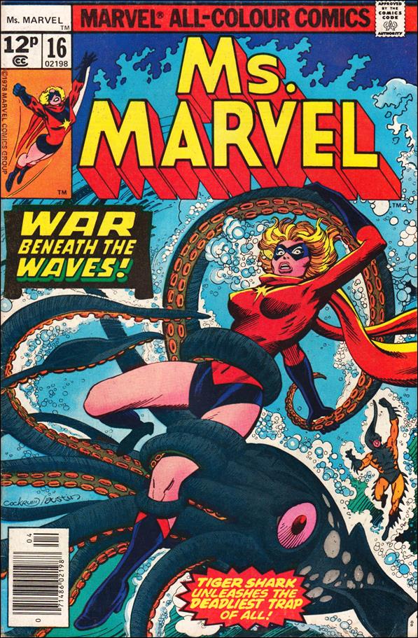 Ms. Marvel (1977) issue 16-B UK Price Cover