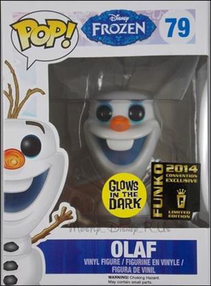 POP! Disney figure 79-C Olaf (Glow in the Dark) Convention Exclusive