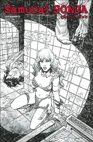 Samurai Sonja issue 1-M John McCrea 1:10 Black & White Cover