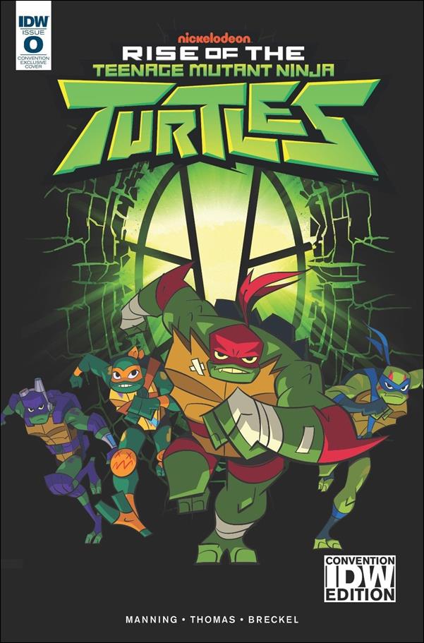 Rise of the Teenage Mutant Ninja Turtles issue 0-C Convention Exclusive Animation Cover