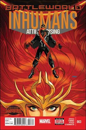 Inhumans: Attilan Rising issue 3 Dave Johnson Cover