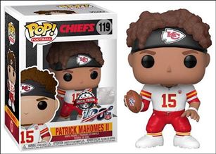 Pop! Football (NFL) figure 119-B Patrick Mahomes II (White Jersey)