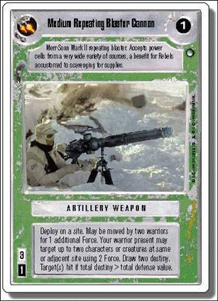 Star Wars: Hoth Revised (Base Set) card 154 Medium Repeating Blaster Cannon