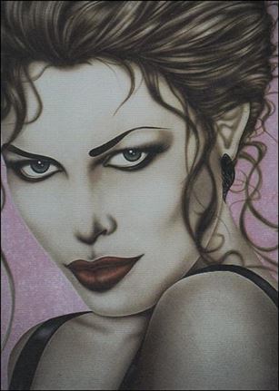 Jennifer Janesko Premier Pinups (Base Set) card 23 Alluring Eyes
