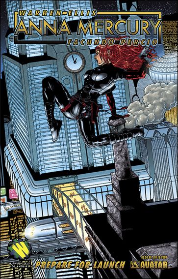 Anna Mercury: Prepare for Launch issue 1-B Wizard World Los Angeles Cover 1/2000