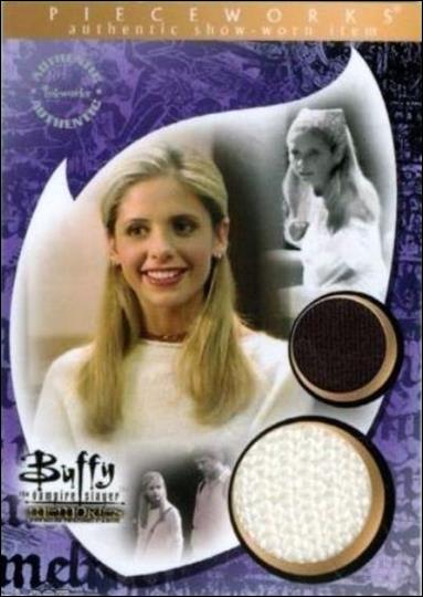 Buffy the Vampire Slayer: Memories (Pieceworks Subset) card PW2 Sweater & Camisole Worn By Sarah Michelle Gellar