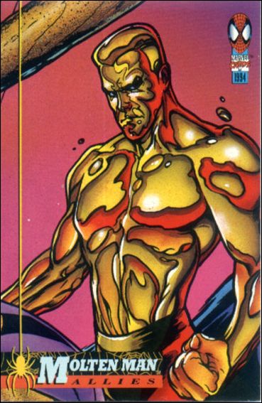 Amazing Spider-Man (Base Set) card 77 Molten Man