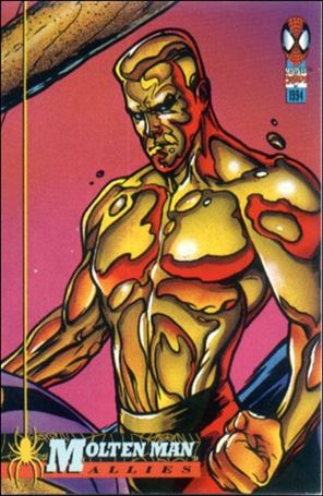 Amazing Spider-Man (Base Set) card 77 Molten Man