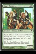 Magic the Gathering: Shards of Alara (Base Set) card 126-B Court Archers (Foil)