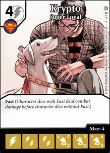 DC Comics Dice Masters World's Finest card 11 Krypto: Super Loyal