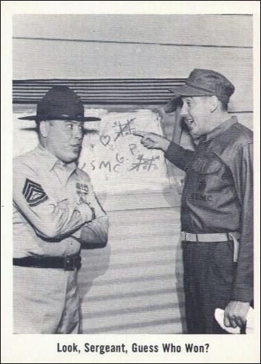 Gomer Pyle (Base Set) card 38 Look, Sergeant, Guess Who Won?