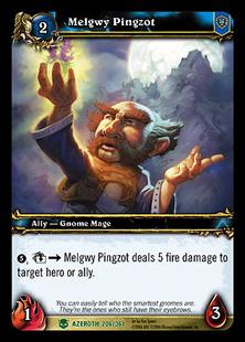 World of Warcraft: Heroes of Azeroth (Base Set) card 206 Melgwy Pingzot