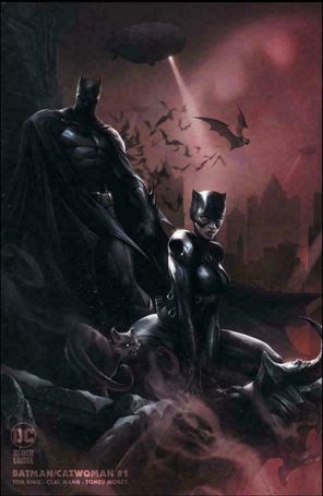 Batman/Catwoman issue 1-U Francesco Mattina Major Payne's Red Minimal Cover