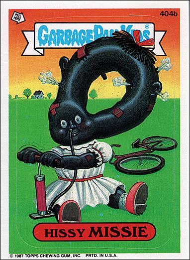 Garbage Pail Kids: Series 10 (Base Set) card 404b Hissy Missie