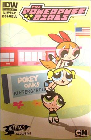Powerpuff Girls (2013) issue 3-E Jetpack Comics Cover