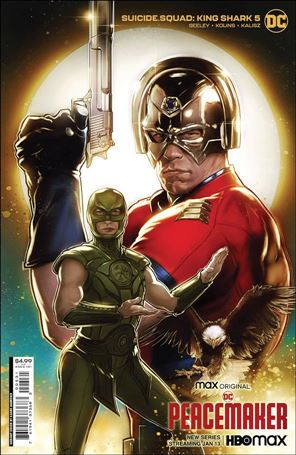 Suicide Squad: King Shark issue 5-C Kaare Andrews Peacemaker Cardstock Cover