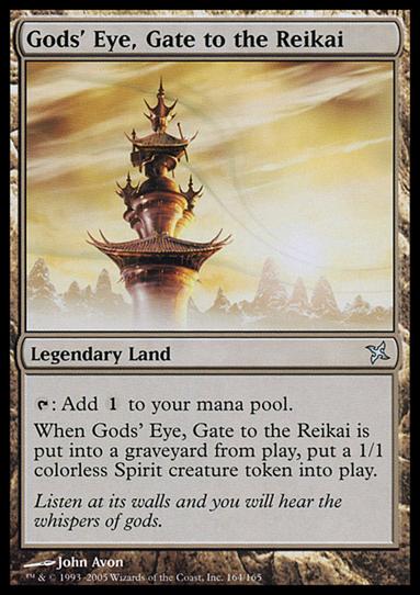 Magic the Gathering: Betrayers of Kamigawa (Base Set) card 164 Gods' Eye, Gate to the Reikai