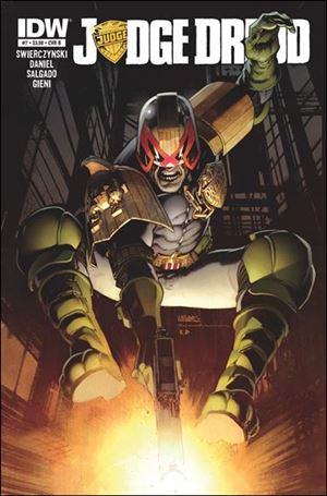 Judge Dredd (2012) issue 7-B David Williams Cover