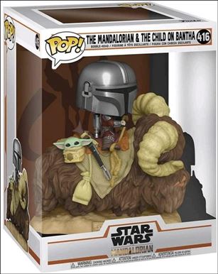 POP! Star Wars figure 416 The Mandalorian & the Child on Bantha