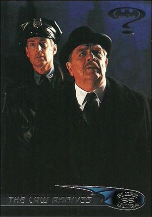 Batman Forever Fleer Ultra (Base Set) card 38 The Law Arrives