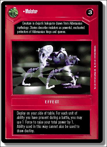 Star Wars: Premiere Limited (Base Set) card 60 Molator