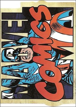 70 Years of Marvel Comics (Die-Cut Character Subset) card C1 Captain America