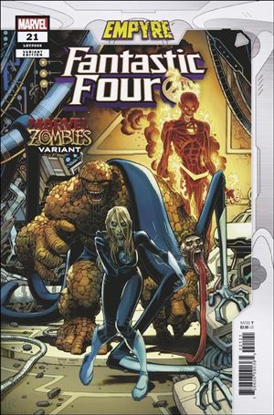 Fantastic Four (2018) issue 21-B Arthur Adams Marvel Zombies Cover