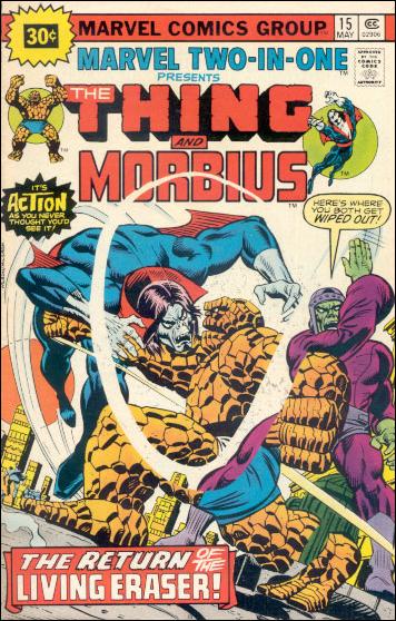 Marvel Two-in-One (1974) issue 15-B 30 Cent Price Cover