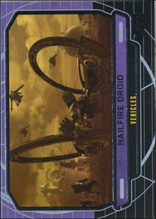 Star Wars Galactic Files (Base Set) card 256 Hailfire Droid Vehicles