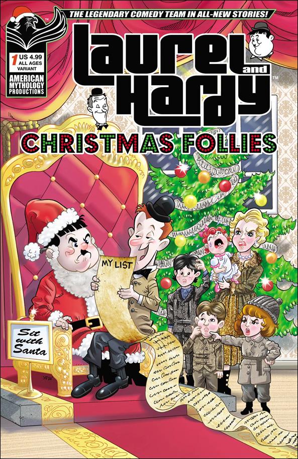 Laurel and Hardy: Christmas Follies issue 1-B Jorge Pacheco Cover