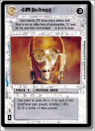 Star Wars: Premiere Limited (Base Set) card 175 C-3PO [See-Threepio]