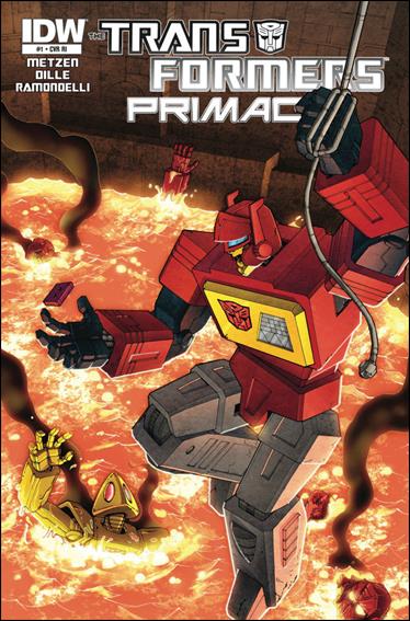 Transformers: Primacy issue 1-C Casey W. Coller 1:10 30th Anniversary Cover
