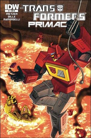 Transformers: Primacy issue 1-C Casey W. Coller 1:10 30th Anniversary Cover